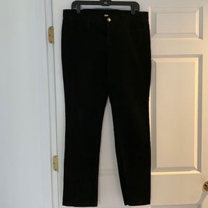 Black J Crew corduroy pants
